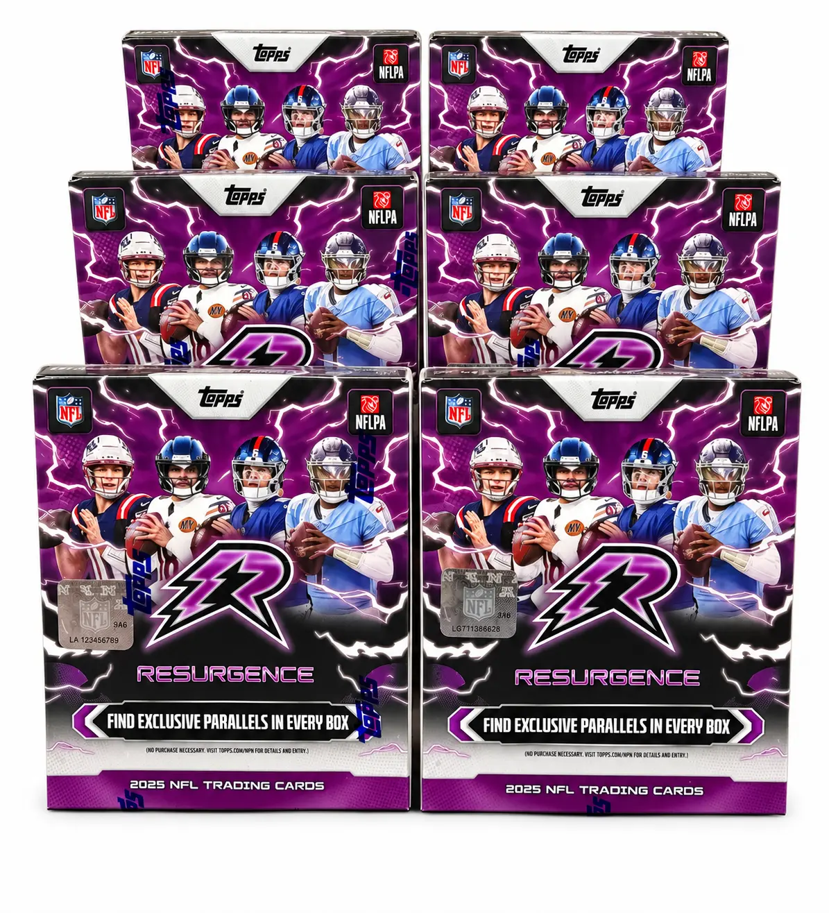 NFL FOOTBALL RESURGENCE PICK YOUR TEAM BREAK #1 (6) MEGA BOX