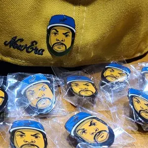 Ice Cube Blue Dodger hat Pin