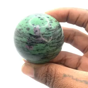 Ruby In Zoisite Crystal Sphere