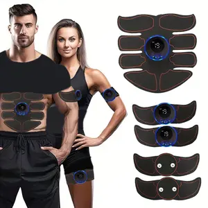 Smart Abdominal Muscle Trainer, 1 Set USB Rechargeable Abdominal Muscle Stimulator, Fitness Equipment for Home Gym, Gym System Ab Trainer