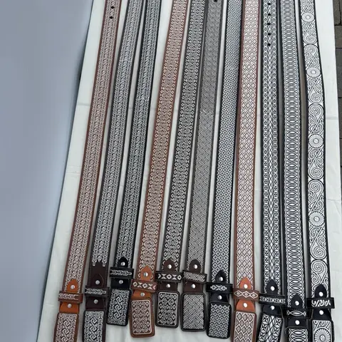 Men’s belts hilo de ceda 2 pulgadas de ancho