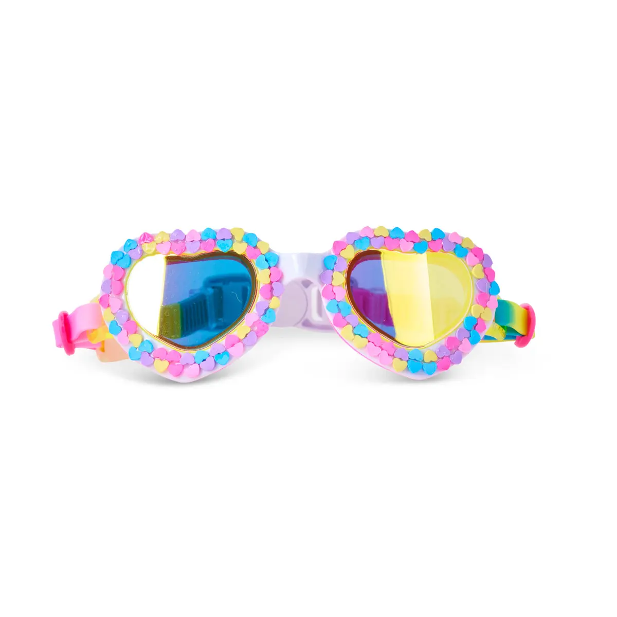 Color Me Smitten Kids’ Swim Goggles – Rainbow Crush