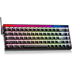 Aula Hero 68 HE 60% Gaming Keyboard Wired, Hall Effect   Keyboard with Adjustable Actuation,  Trigger Mode, 8K Hz Polling Rate, 0.125ms Latency, RGB Backlit