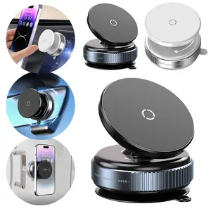 Magnetic Phone Holder, 360° Rotating Design Phone Holder, Desktop Mounting Phone Holder, Cell Phone Mount for Car Use & Office Setup, Car Phone Stand