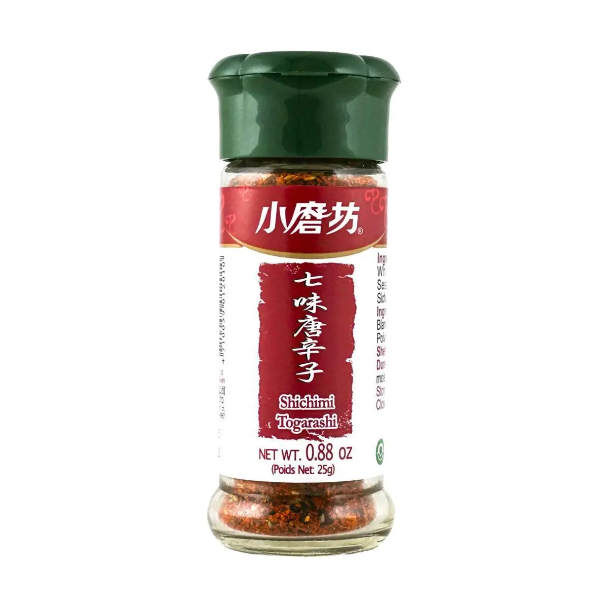 TOMAX Taiwan Shichimi Togarashi 7-Spice Chili Powder 25g - Authentic Japanese Blend for Ramen, Noodles, and Grilling