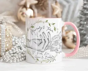 PERSONALISED Mummy's Team 11oz Accent Coffee Mug Gift, Mummy Mothers Day Day Gift For Her, Mug Gift For Her, Mum Birthday Mug, Mothers Day Gift for Mummy
