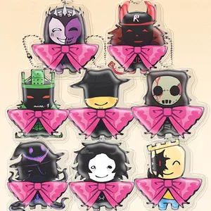 Cute Forsaken Keychain - Roblox Game Gifts! Cute Keyring Accessory, Fun Charm For Backpack Or Purse | High Quality and Customer Favorite Items