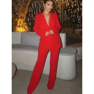 DreamyMomentsBlazerSet-Red