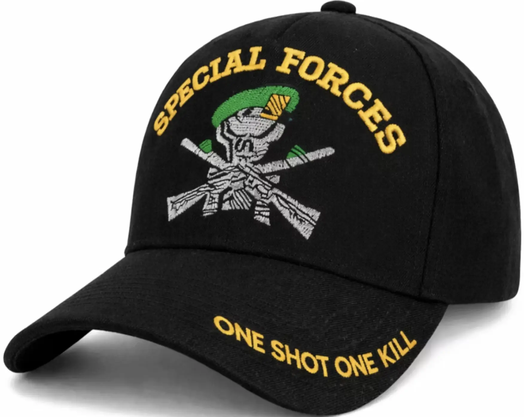 Special Forces One Shot One Kill Black Cap 0012