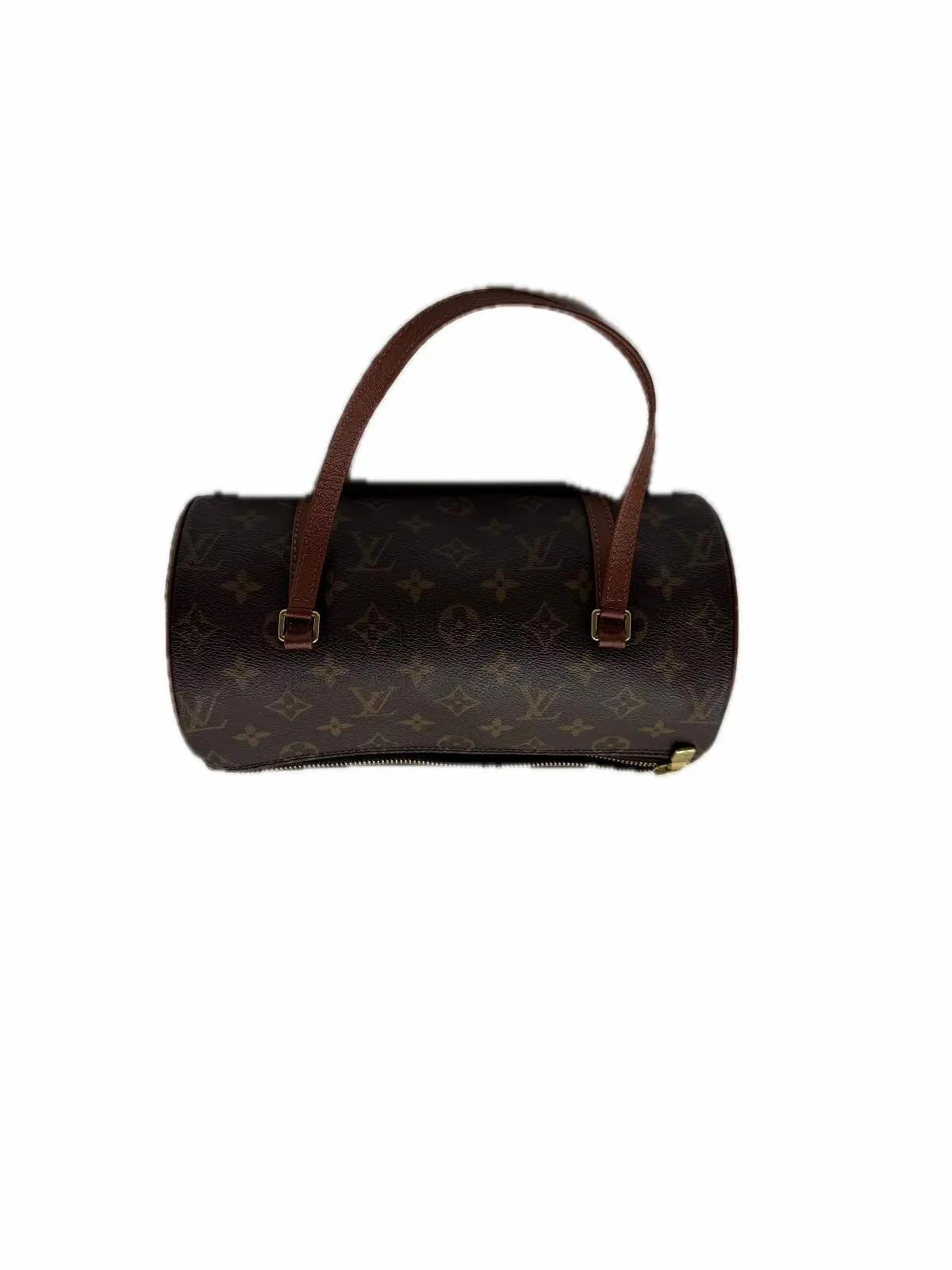 Pre-owned Louis Vuitton Coated Canvas Tote Bags LV Monogram Papillon 26 Vintage Brown 57 2600038783371