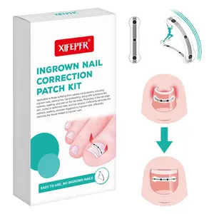 XIFEPFR Titanium Alloy Ingrown Toenail Treatment Kit Professional Nail Correction Patch for Curved Nail Repair & Pain Relief 0.59/0.67in