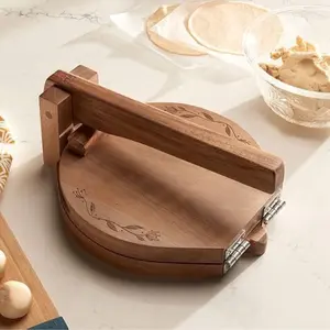 Tortilla Press - Kitchen Utensils with Wooden Handle for Pressing Tortillas Durable Cooking Tools
