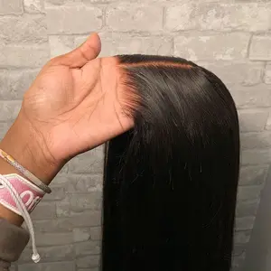 Bling Hair  180 Density 12-34 Inch 6x4 Glueless Wigs Ready To Wear Preplucked Straight 5x5 Lace Closure Wig Human Hair For Black Women