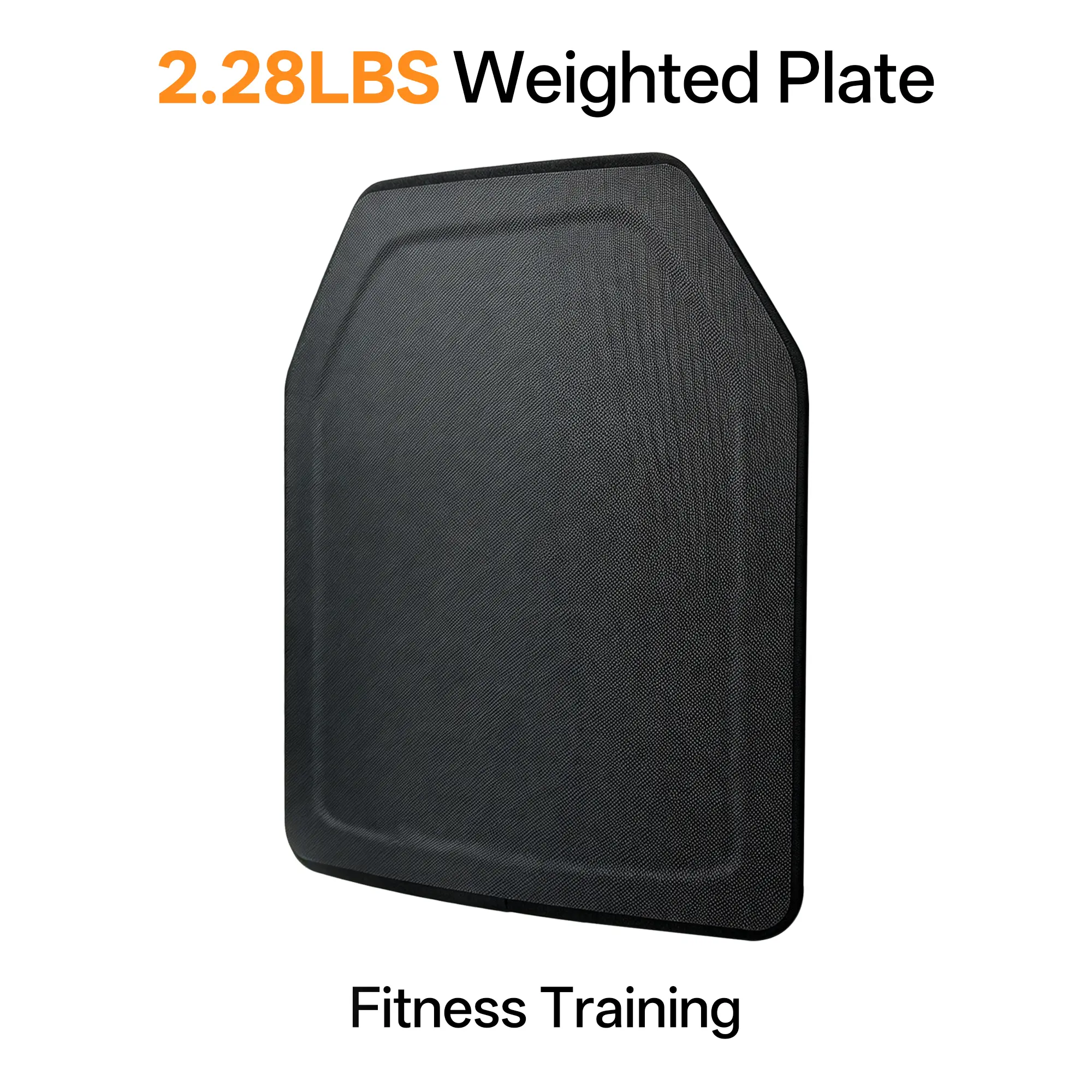 1PCS Functional Weighted Fitness Plate - 2.28LBS, 10x12in, Ideal for Strength & Endurance Training