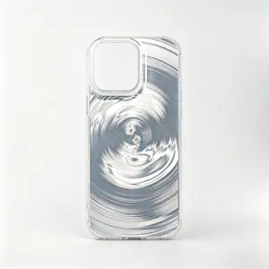Large Hole Cyclone IMD Phone Case, High-End Cyclone Pattern, Integrated Transparent Buttons, Crash-Airbag Corners, Anti-Fingerprint, TPU Case + PET Sheet Protective Case