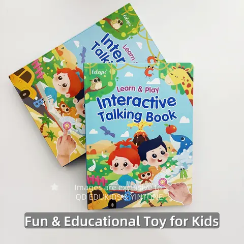 Interactive Sound Language Toy for Kids 1-9 - Preschool Learning Tool, 14 Themes, 260 Words, Piano Keys, Songs, Auditory Stimulation, Early Language Development, Battery (3 Brand-New AAA Batteries), Educational Gift