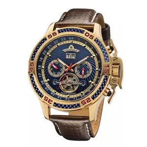 Amsterdam Pionier GM-515-4 | Gold | Made in Germany automatic watch