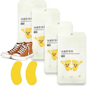 Natural Shoe Deodorizer Patches Lemon Scented Odor Eliminator for Men Women Teens Gym Athletes Long Lasting Freshness Easy to Use Stinky Feet Remedy Disposable Pack