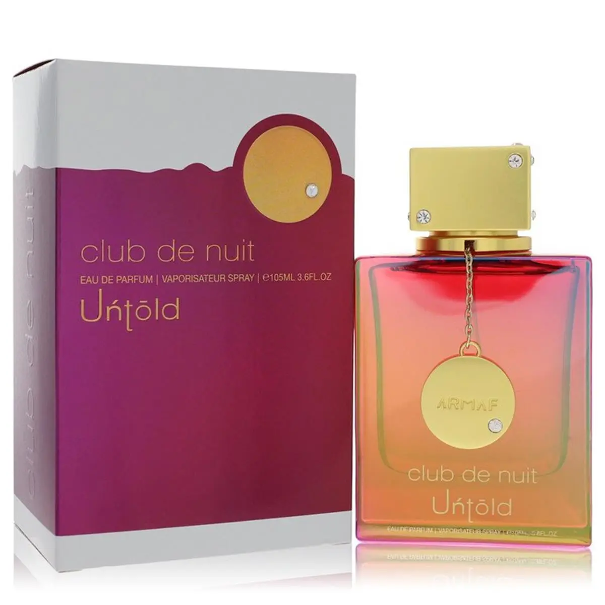 Armaf Club De Nuit Untold Eau De Parfum (EDP) Spray - Unisex Wear Bottle Perfume, Modern EDP Fragranced & Liquid Perfumes for Everyday Use, 3.6 oz, Edp Fragranced Perfume