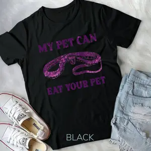 Funny Snake Reptile Lover Men Women Boys Girls Cobra Python Unisex T-shirt
