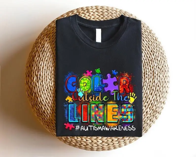 Comfort Colors 1717 Autism Awareness Shirt for Moms Neurodiversity Equality Tee 100% Ring Spun Cotton Soft Washed Garment Dyed