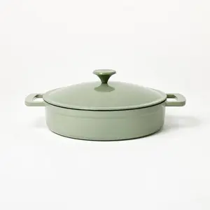 Cooking Pot Pale Green, Soup Pot, Ceramics Pot Healthy And Safe Materials