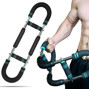Twister Arm Exerciser Adjustable Spring Workout Bar for Forearm Triceps Chest Strengthener Portable Home Fitness Equipment U60-100lbs Kit Durability And Stability Elasticity Multiple Muscle Groups