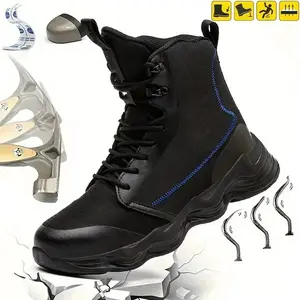 Heavy - Duty Labor - Protection Safety Boots: Anti - Smash, Anti - Pressure & Puncture Resistant