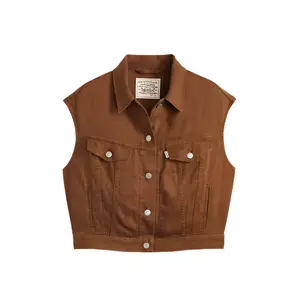 LEVI’S: SHRUNKEN '90S LINEN BLEND LIGHTWEIGHT VEST