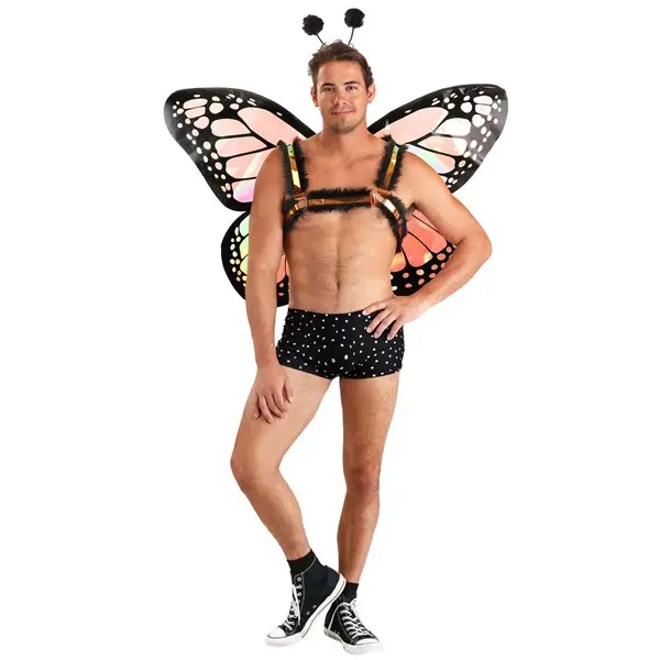 Men's Sexy Butterfly Harness Costume