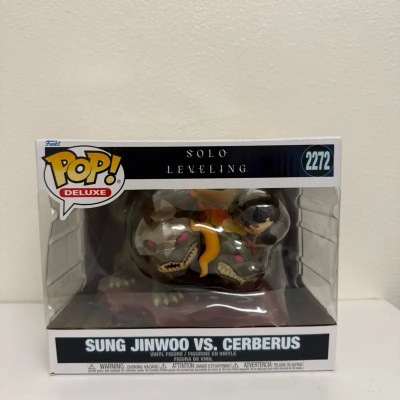 Solo Leveling Jinwoo Vs. Cerberus Deluxe Funko Pop! Vinyl Figure #2272