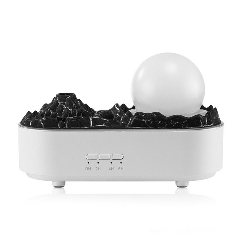 Crystal Ball Volcano Diffuser - Orb Design Ultrasonic Aromatherapy Humidifier with Jellyfish Spray