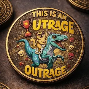 Princess Donut Collectible Coin, Dungeon Crawler Carl Challenge Coin, LitRPG Fantasy Metal Coin, Funny Cat Gamer Gift for Book Lovers