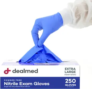 Dealmed Nitrile Medical Grade Exam Gloves