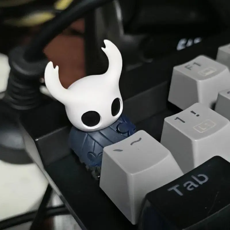 Hollow Knight Anime & Manga Resin Replacement Keycap, Light-Transmitting Cute Custom Single Esc Keycap for Mechanical Keyboards, PC Gaming Accessory, Replacement Keycaps