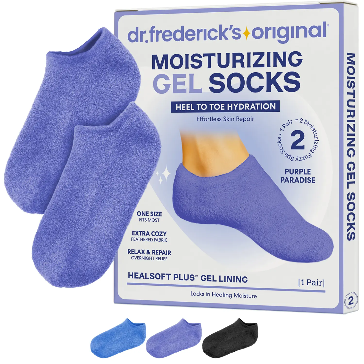 Dr. Frederick's Original Moisturizing Gel Socks for Men & Women