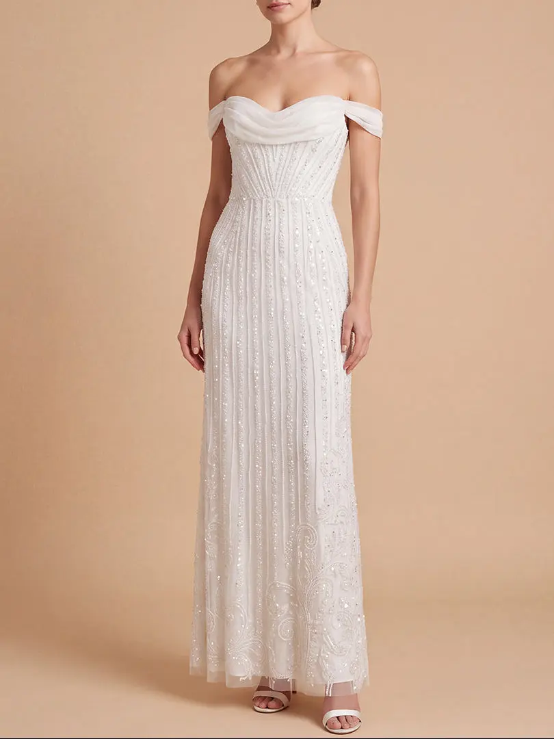 Off Shoulder Corset Bridal Gown | 51238