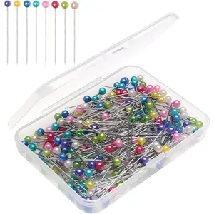 200 pcs Multicolor Sewing Pins Plastic Head Straight Pins Craft Positioning Pins Fixed Sewing Marker Needle for Crafting Dressmaker Jewelry Decoration and Other Crafts Making (Colorful 200)