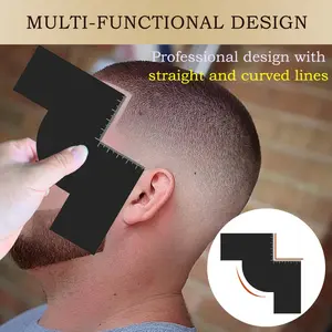 Men's Gradient Haircut Design Card Set, Hair Style & Forehead Lift, Beard Styling & Dye Spray, Durable and Long-Lasting, Taper Fade