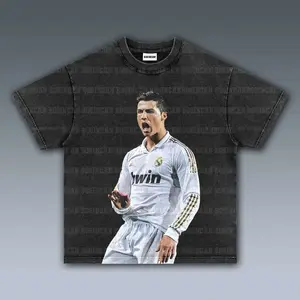 Vintage Ronaldo Graphic T-Shirt –Soccer Legend Tee