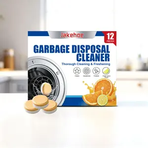 Garbage Disposal Cleaner Deodorizer Tablets, Fresh Citrus Scent Kitchen Odor Protection Cleaning Tablets, Effective Kitchen Care Essentials