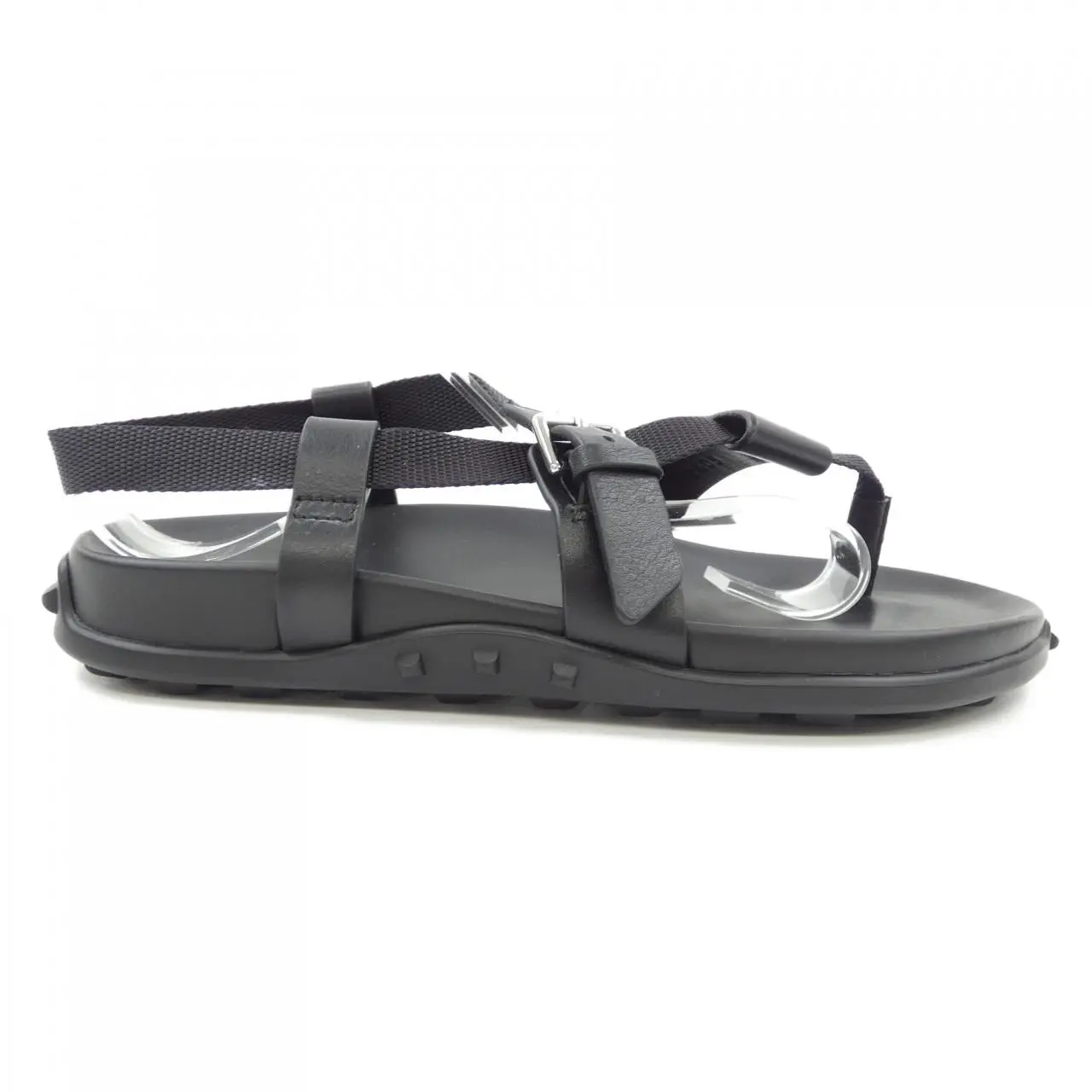 Pre-owned HERMÈS Calfskin Small Leather Goods Hermes Sandal Ribbon Sandals