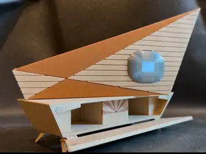 1:12 scale Kuba Komet TV miniature