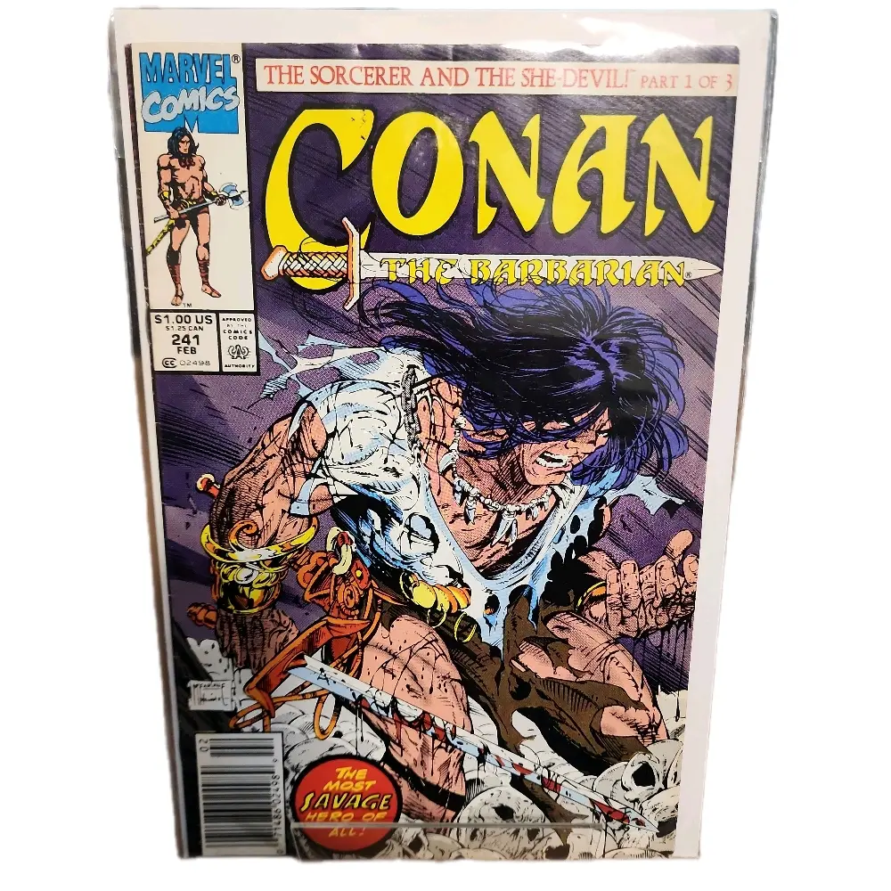 CONAN THE BARBARIAN Issue #241, MARVEL COMICS, Est. Grade 8.0