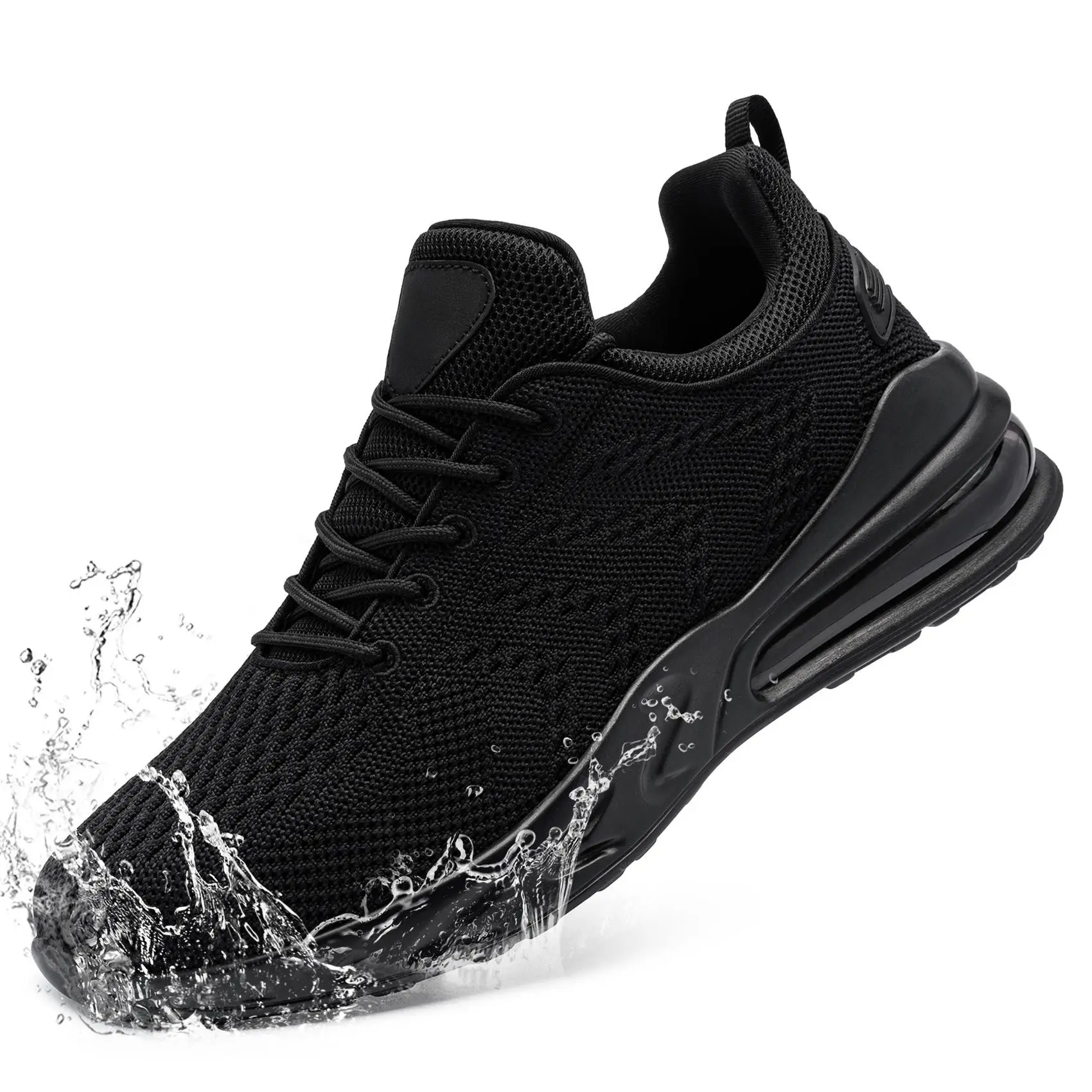 12-Hour Comfort AirWalk Lightweight Indestructible Work Shoes, 2026 Summer Waterproof Breathable Anti-Slip Sneakers for Nurse, Chef, Caregiver, Warehouse & Pet Groomer, Rainy Season Tennis Shoes