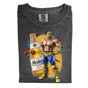 The Tekken 3 Armor King Comfort Color Shirt, Modelo Collaboration Shirt, Gamer Tee, Vintage Video Game Shirt, Retro Gamer Apparel