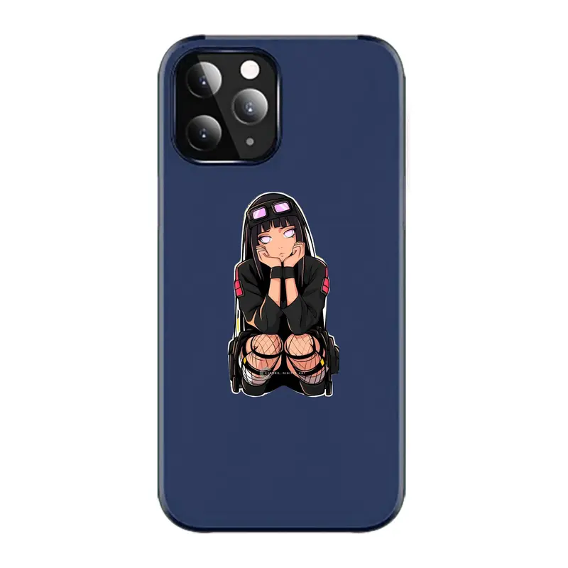 Hinata Hyuga Tactical Outfit Sticker, Naruto Anime Goth Style Girl