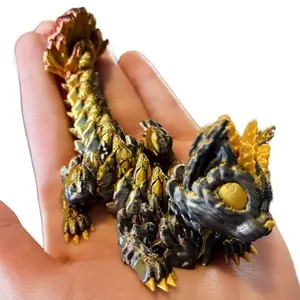 Articulated Baby Cat Dragons | 3D printed plastic articulated cat dragon fidget toy for fun and stress relief - sensory objects desk pets