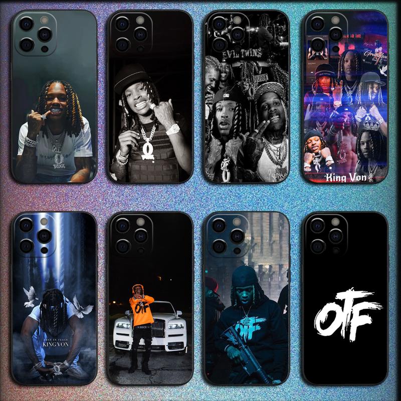 Raper K-King Von Phone Case Compatible with iPhone 16/15/14/13/12/11 ...