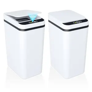 New Smart Trash Can, Battery-Powered 2.2 Gallon Automatic Refill Bin with Motion Sensor for Living Room, Bedroom, Kitchen, and Bathroom automatic motion Hygienic Waste Disposal Restroom Home Goods living room bedroom office